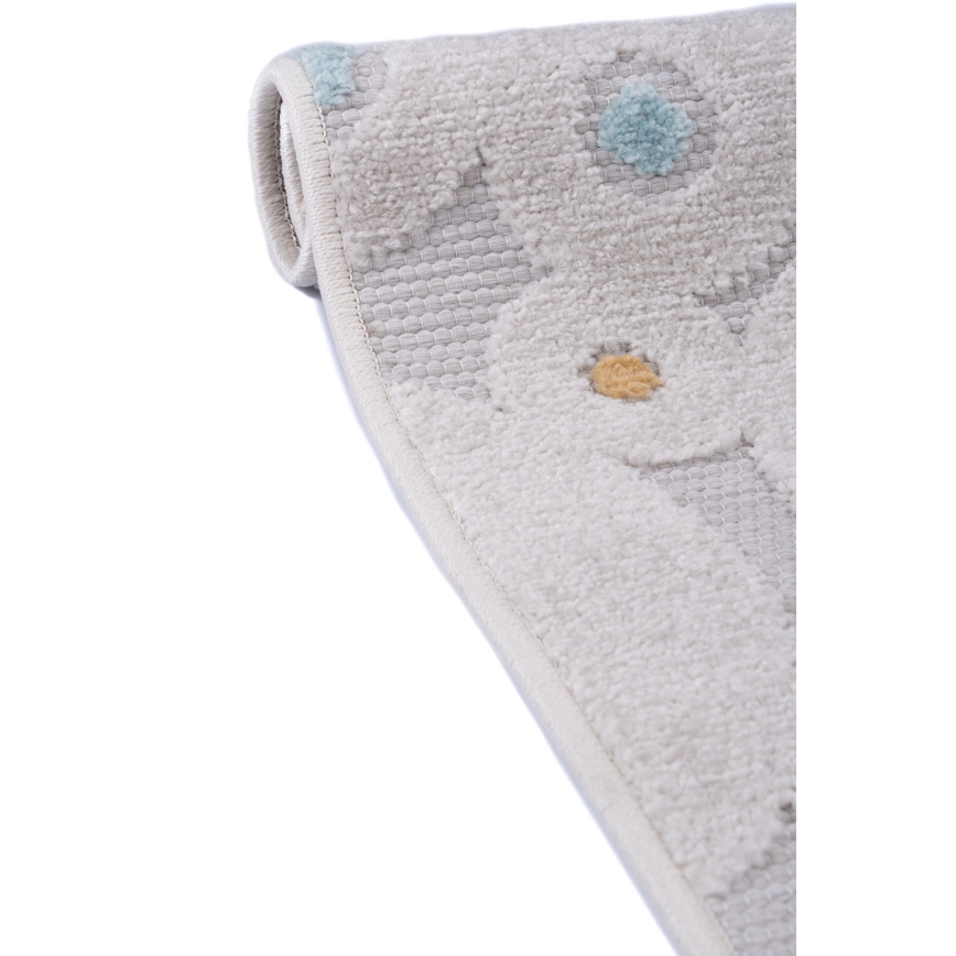Tappeto per bambini PIAR 160x230 cm multicolore/a pois