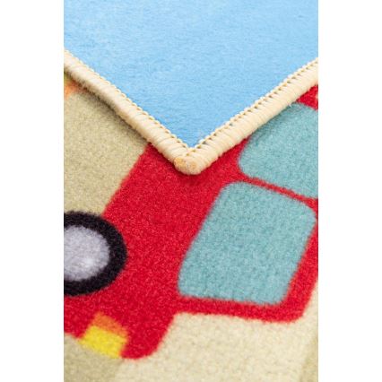 Tappeto per bambini STELLA STREETS 120x170 cm beige/città