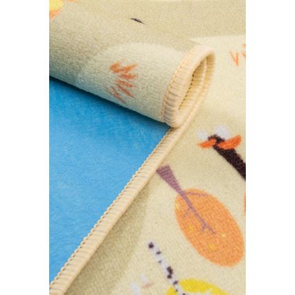 Tappeto per bambini STELLA STREETS 120x170 cm beige/città