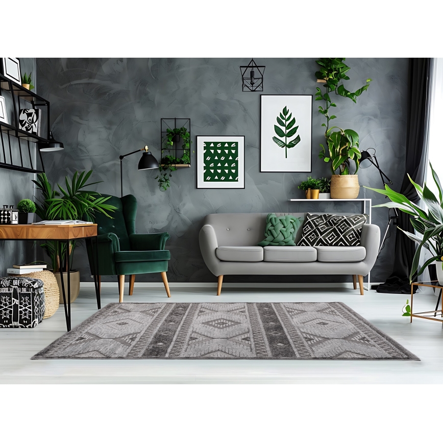 Tappeto per esterni CHIARA 80x150 cm grigio