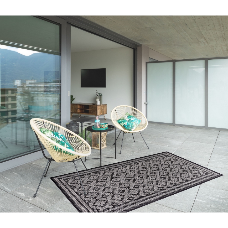 Tappeto per esterni EXPRESS NEW OUTDOOR 80x150 cm antracite