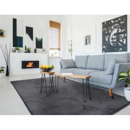 Tappeto RABBIT 3D 120x170 cm antracite
