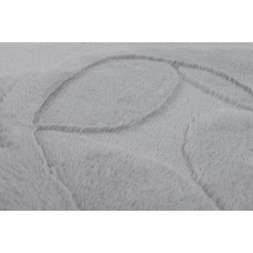 Tappeto RABBIT 3D 120x170 cm grigio chiaro