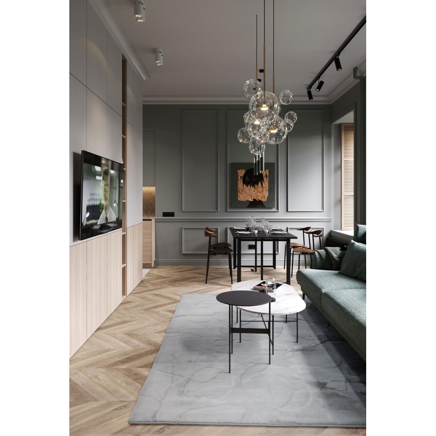 Tappeto RABBIT 3D 160x230 cm grigio chiaro