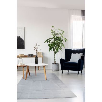 Tappeto RABBIT 3D 160x230 cm grigio chiaro