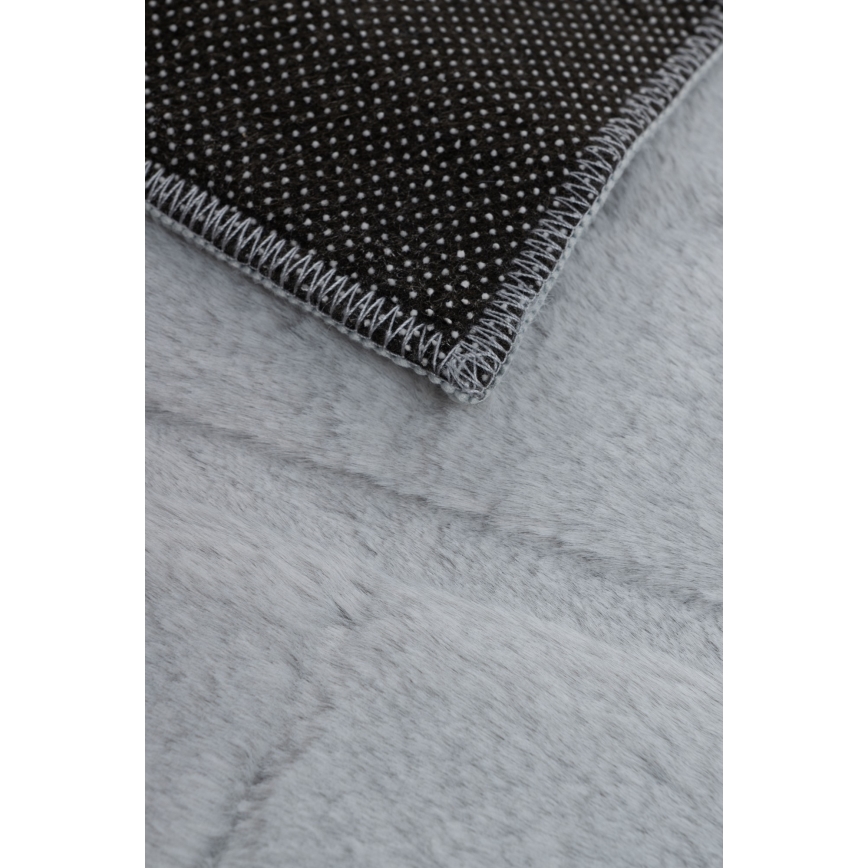 Tappeto RABBIT 3D 160x230 cm grigio chiaro