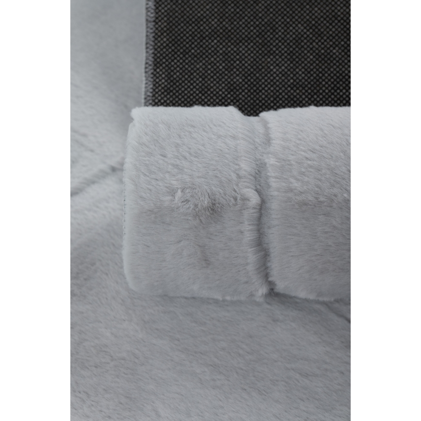 Tappeto RABBIT 3D 160x230 cm grigio chiaro
