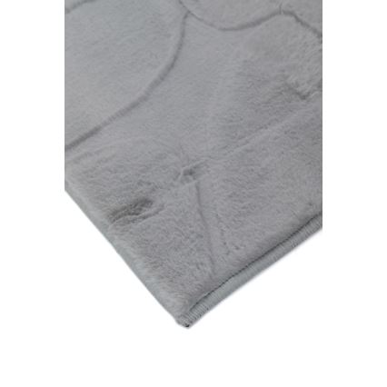 Tappeto RABBIT 3D 80x150 cm grigio chiaro