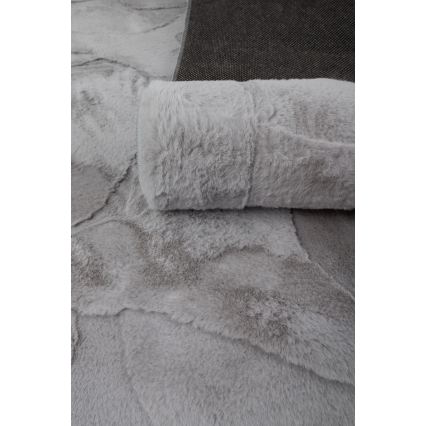 Tappeto RABBIT 3D 80x150 cm grigio