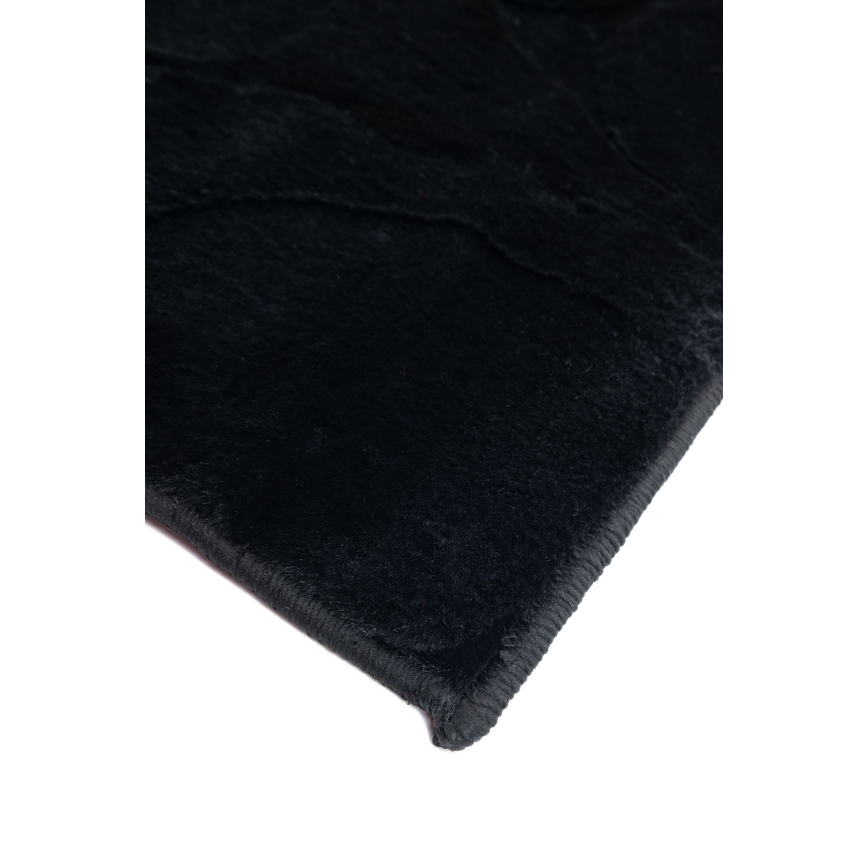 Tappeto RABBIT 3D 80x150 cm nero