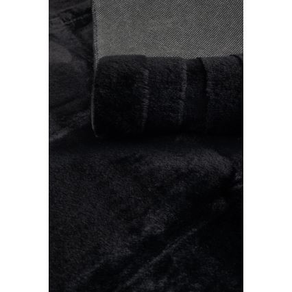 Tappeto RABBIT 3D 80x150 cm nero