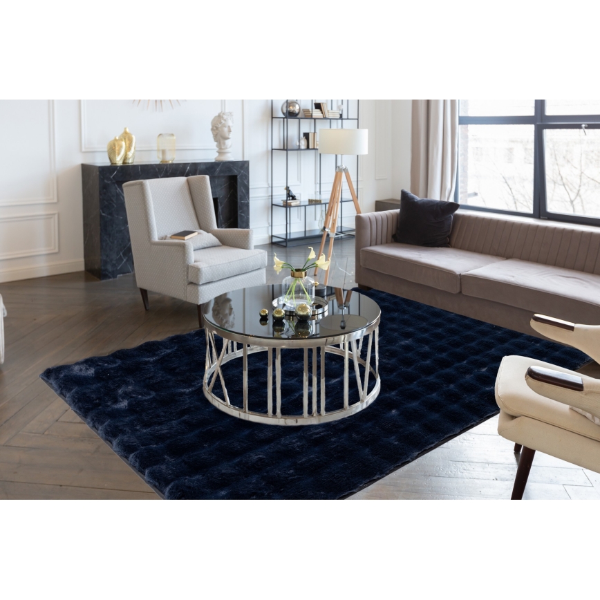 Tappeto RABBIT BUBBLE 120x170 cm blu scuro