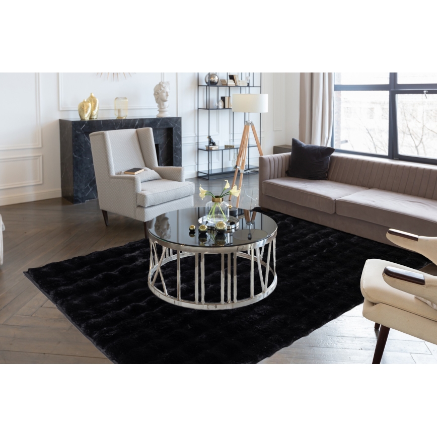 Tappeto RABBIT BUBBLE 120x170 cm nero