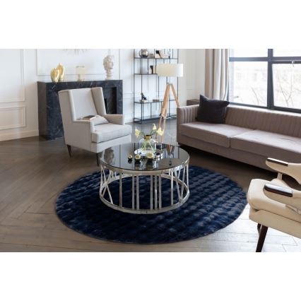 Tappeto RABBIT BUBBLE 160 cm blu scuro