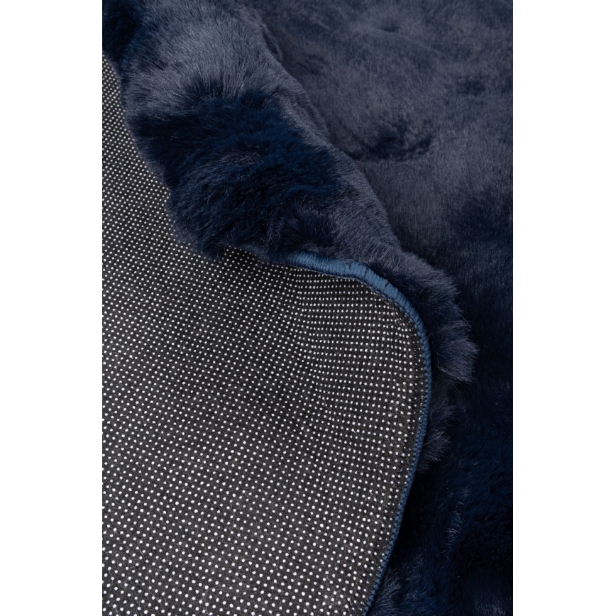 Tappeto RABBIT BUBBLE 160 cm blu scuro