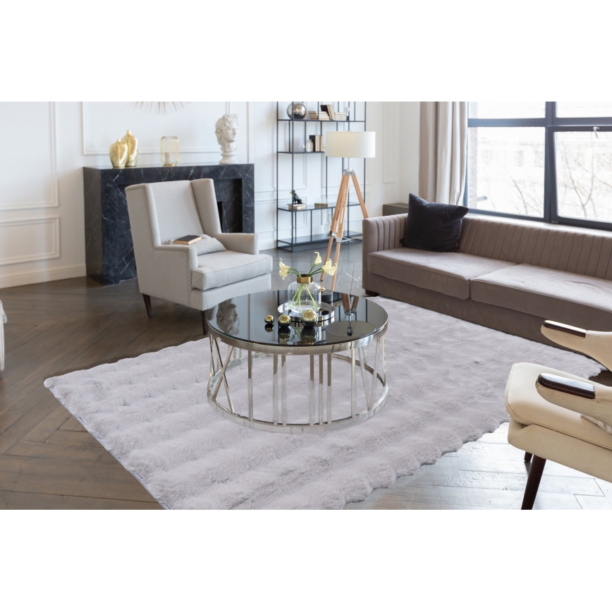 Tappeto RABBIT BUBBLE 80x150 cm grigio