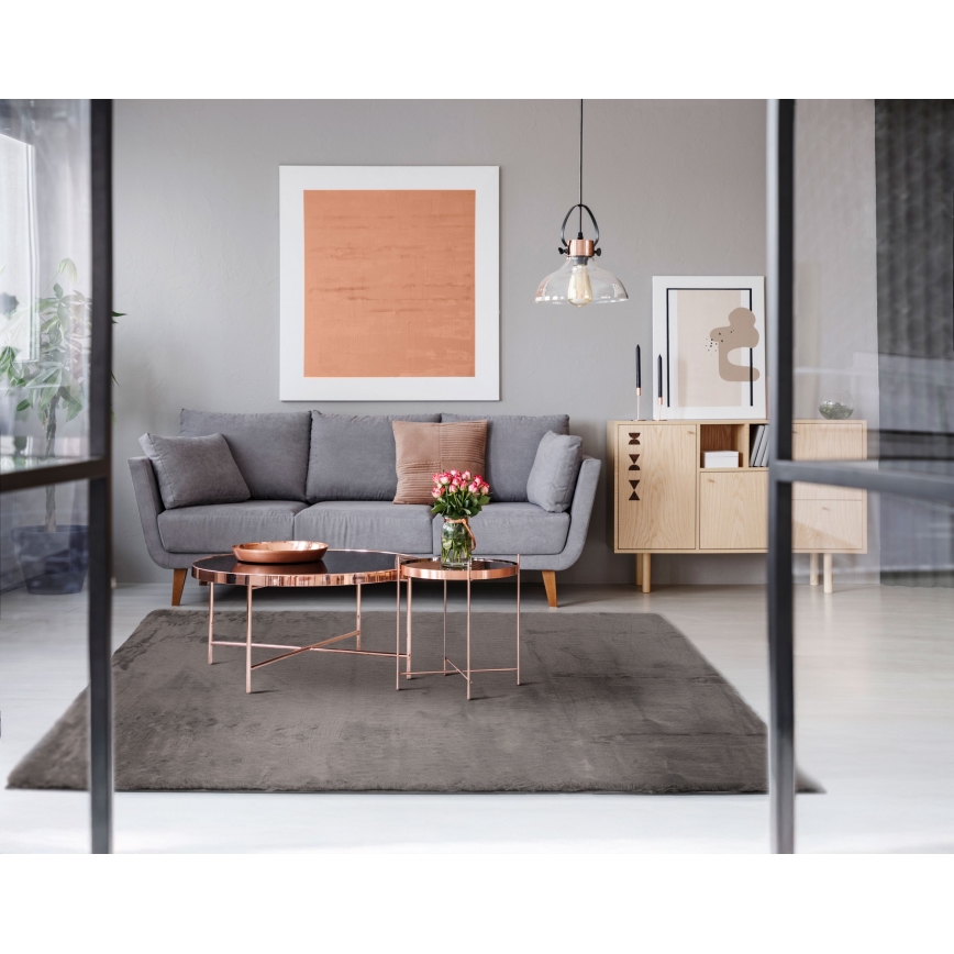 Tappeto RABBIT-ROSA NEW 80x150 cm, 2000 g/m², marrone