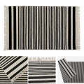 Tappeto reversibile KILIM GOLD 60x120 cm nero/bianco