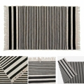 Tappeto reversibile KILIM GOLD 80x150 cm nero/bianco