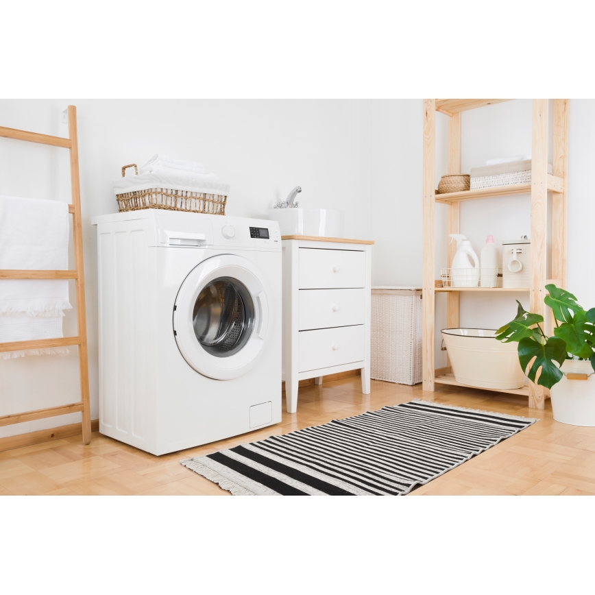 Tappeto reversibile KILIM GOLD 80x150 cm nero/bianco