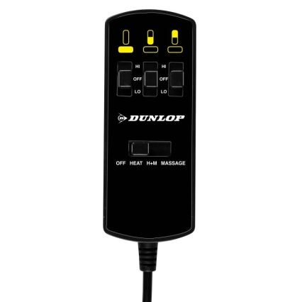 Tappeto riscaldante e massaggiante per l'auto DUNLOP 12V