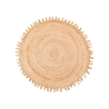 Tappeto rotondo in juta naturale JUTA 100 cm beige