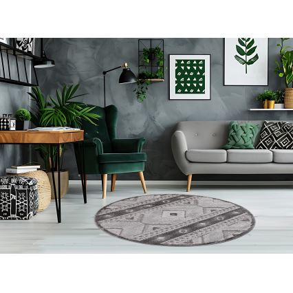 Tappeto rotondo per esterni CHIARA 120 cm grigio