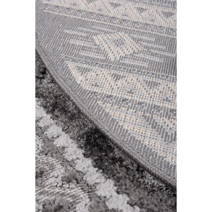 Tappeto rotondo per esterni CHIARA 120 cm grigio