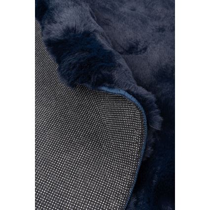 Tappeto rotondo RABBIT BUBBLE 160 cm blu