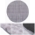 Tappeto rotondo RABBIT BUBBLE 160 cm grigio