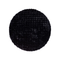 Tappeto rotondo RABBIT BUBBLE 160 cm nero