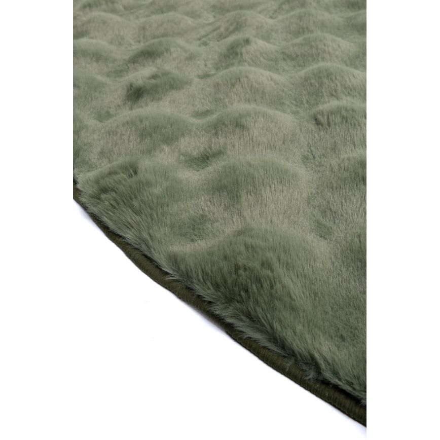 Tappeto rotondo RABBIT BUBBLE 160 cm verde