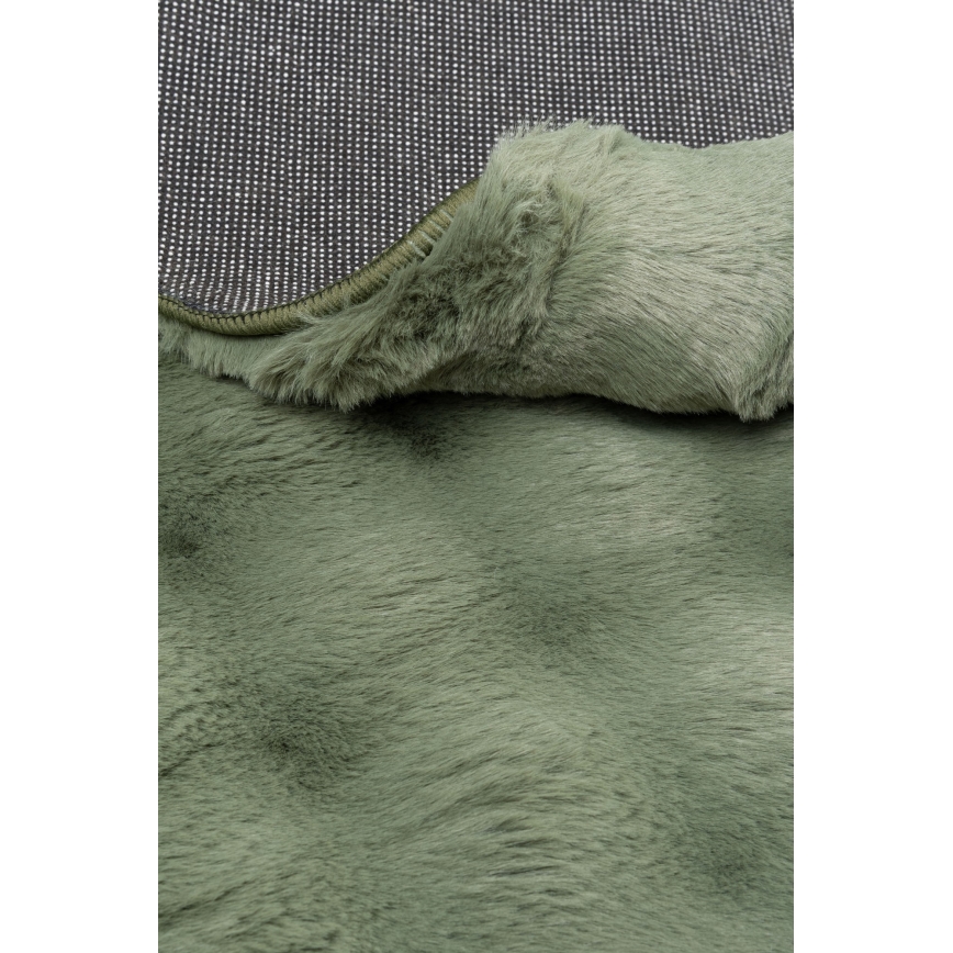 Tappeto rotondo RABBIT BUBBLE 160 cm verde