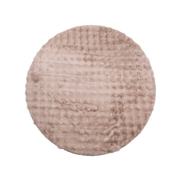 Tappeto rotondo RABBIT BUBBLE Ø 160 cm beige