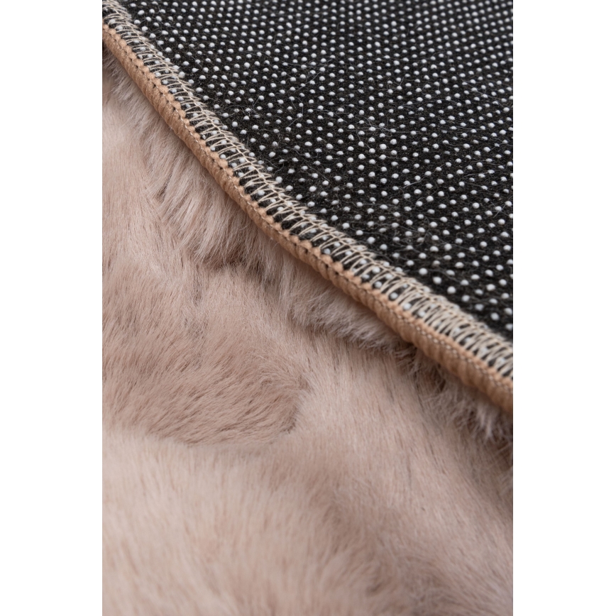 Tappeto rotondo RABBIT BUBBLE Ø 160 cm beige