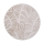 Tappeto rotondo SALAMANCA 100 cm beige/bianco/motivo a foglie