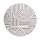 Tappeto rotondo SALAMANCA Ø 100 cm grigio/bianco