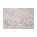 Tappeto SALAMANCA 160x230 cm beige/bianco/motivo a foglie