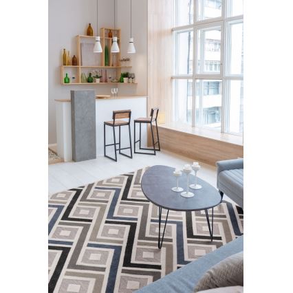 Tappeto SHIFT 120x160 cm grigio/blu