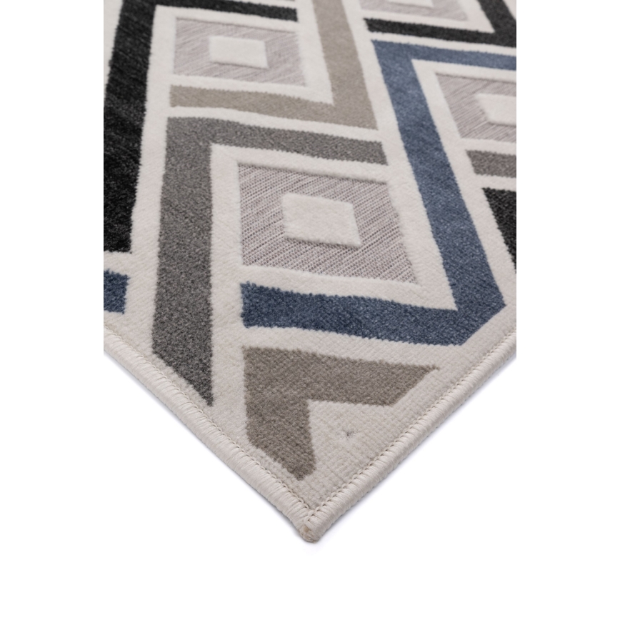 Tappeto SHIFT 120x160 cm grigio/blu