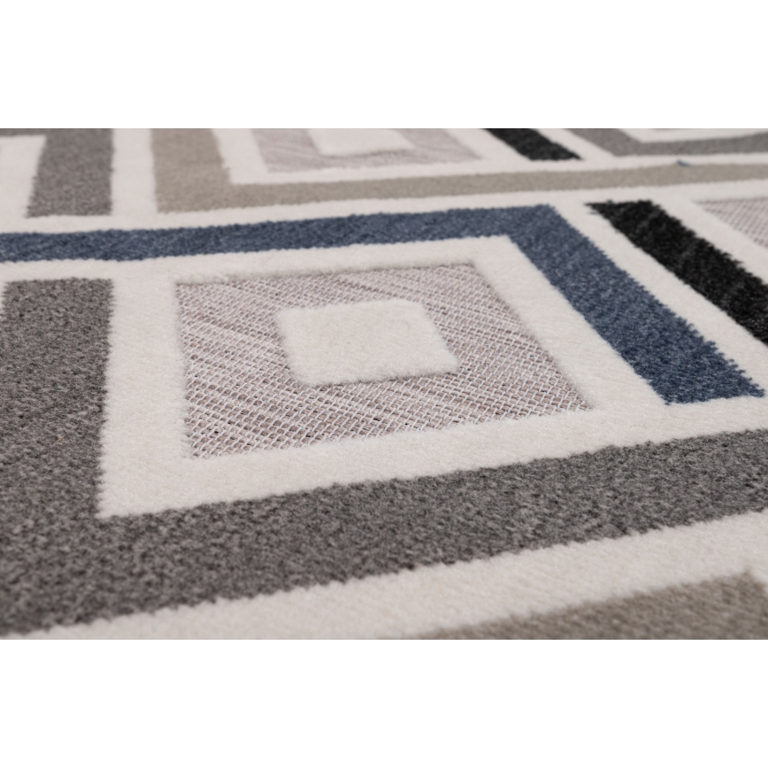 Tappeto SHIFT 120x160 cm grigio/blu