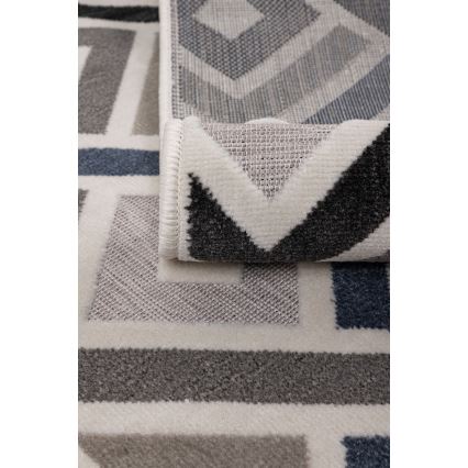 Tappeto SHIFT 160x220 cm grigio/blu