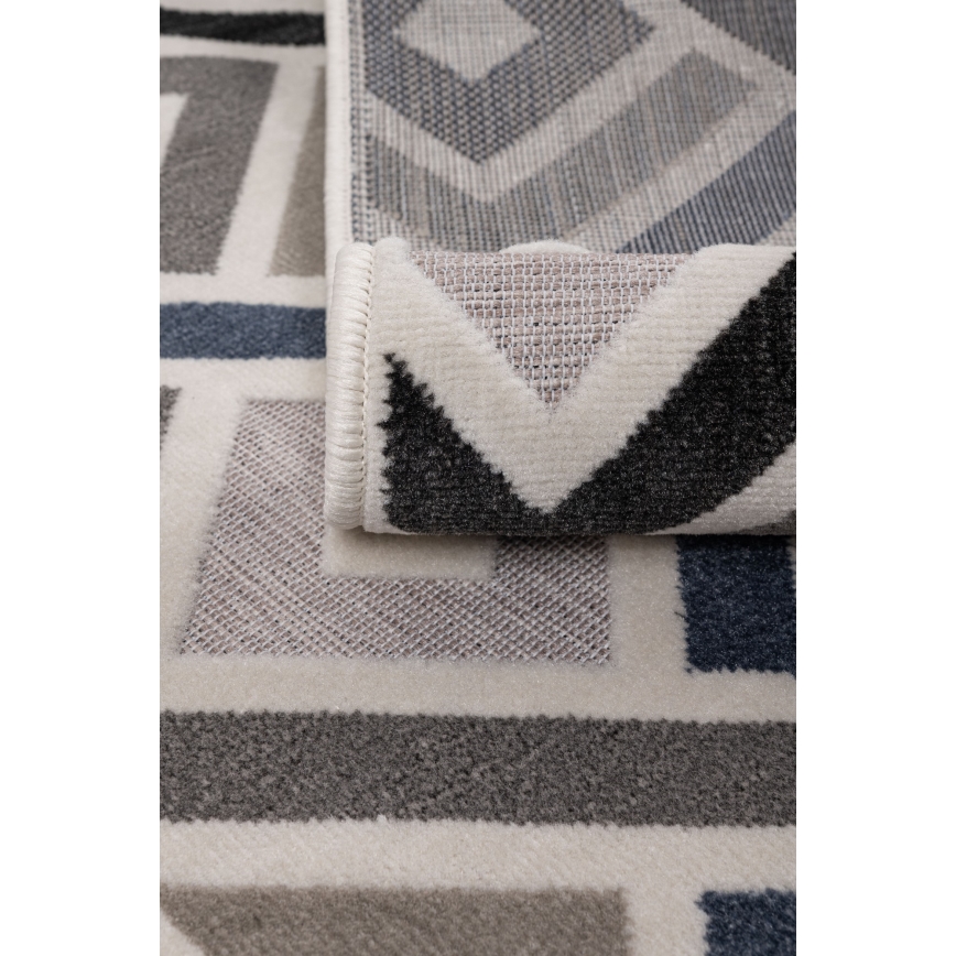 Tappeto SHIFT 160x220 cm grigio/blu
