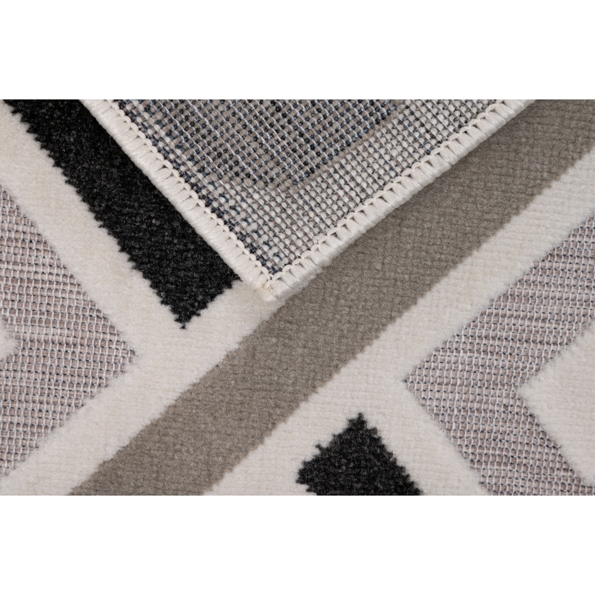 Tappeto SHIFT 80x150 cm grigio/blu/beige