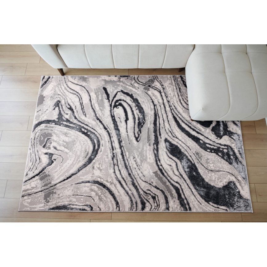 Tappeto STONE 120x160 cm grigio/antracite