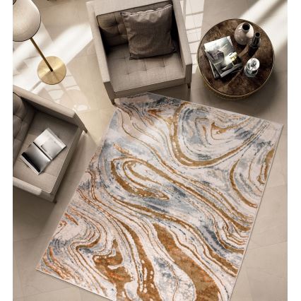 Tappeto STONE 160x220 cm beige/grigio