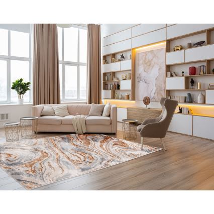 Tappeto STONE 80x140 cm beige/grigio