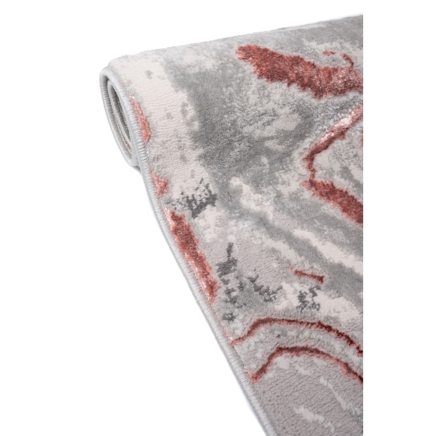 Tappeto STONE 80x140 cm rosa/grigio