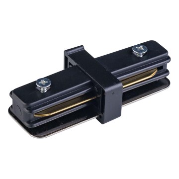Tappo finale monofase per sistema a binari TRACER straight nero