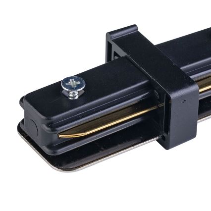 Tappo finale monofase per sistema a binari TRACER straight nero